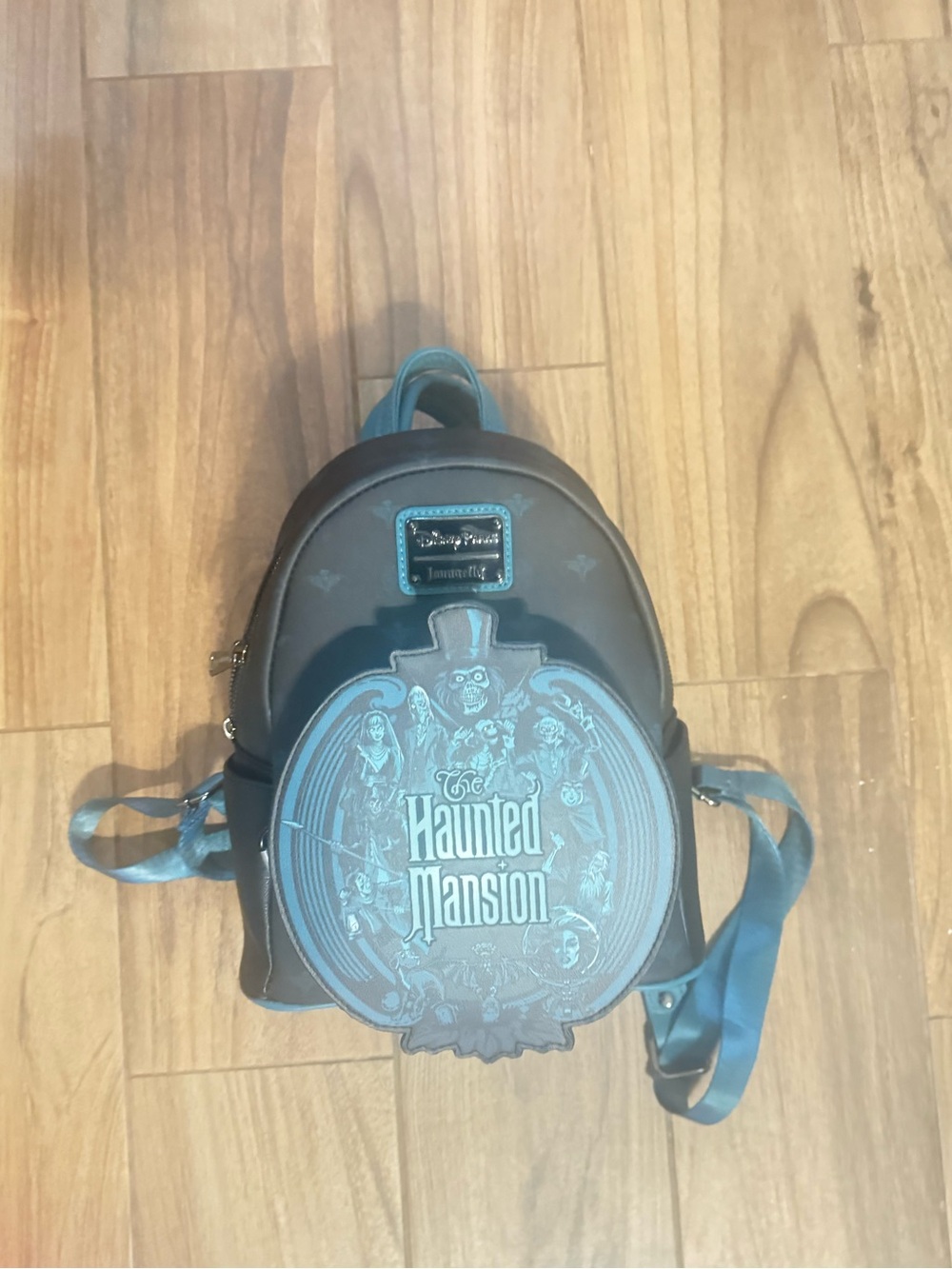 Loungefly Haunted Mansion Mini Backpack in Black & Teal